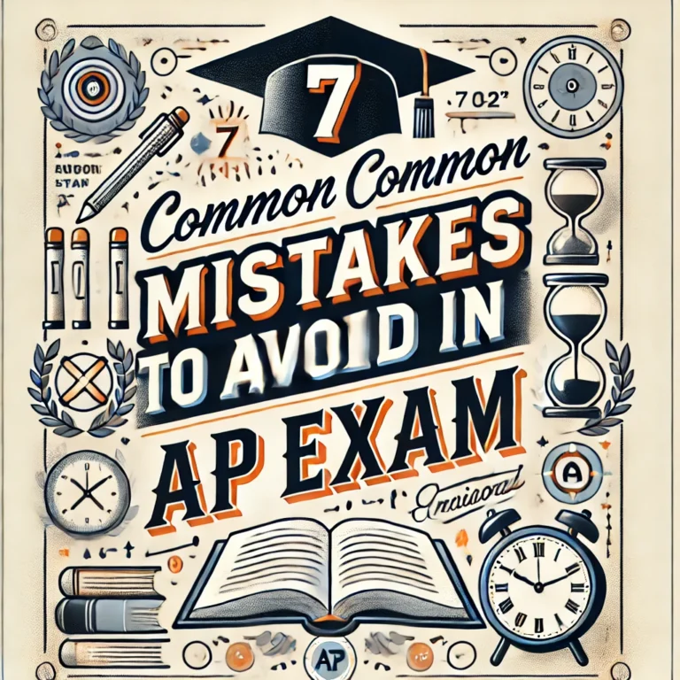 7 Common Mistakes to Avoid in AP Exams 