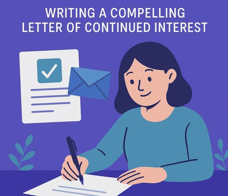 How to Write a Strong Letter of Continued Interest to Boost Your College Chances