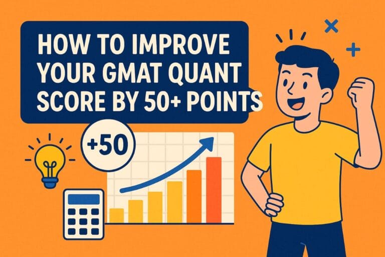 Effective strategies and tools to improve your GMAT Quant Score by 50+ points