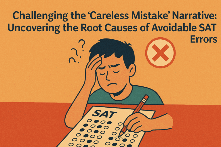 Challenging the ‘Careless Mistake’ Narrative: Uncovering the Root Causes of Avoidable SAT Errors