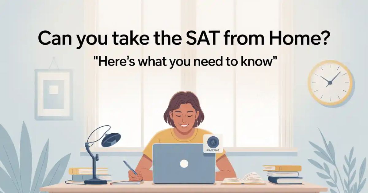 Can You Take the SAT from Home? Here’s What You Need to Know