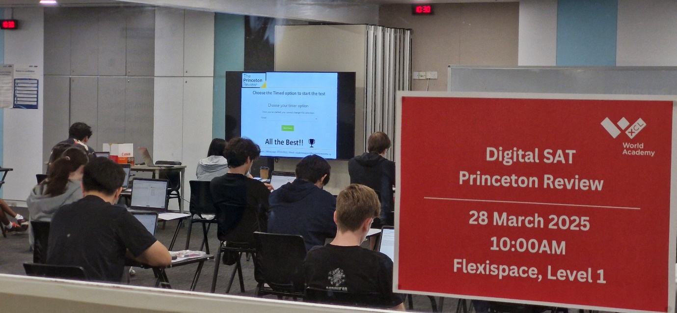 The Princeton Review Hosts Full-Length Digital SAT Practice Test at XCL World Academy, Singapore
