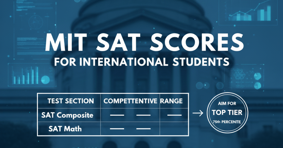 MIT SAT scores for International students