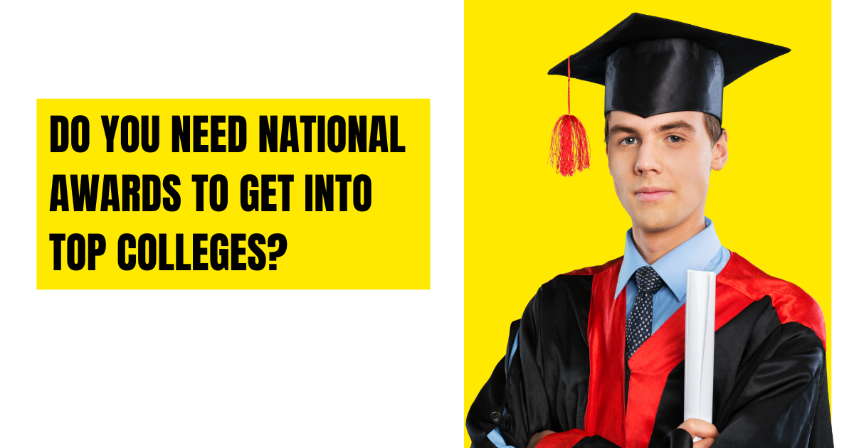 College application without national awards