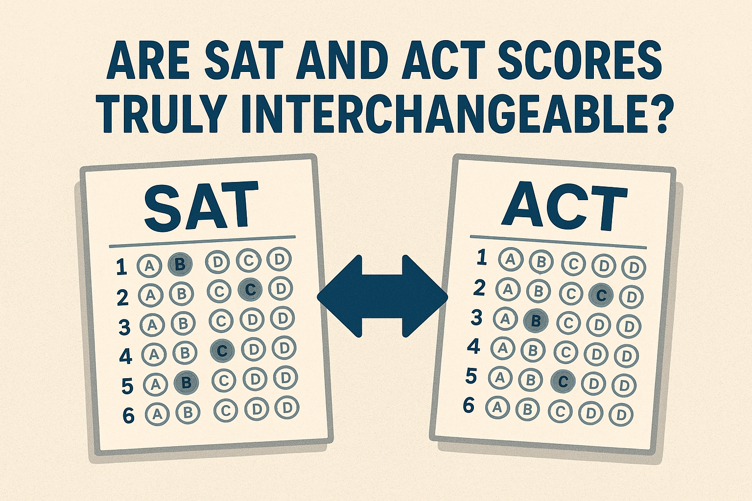 Are SAT and ACT Scores Truly Interchangeable?