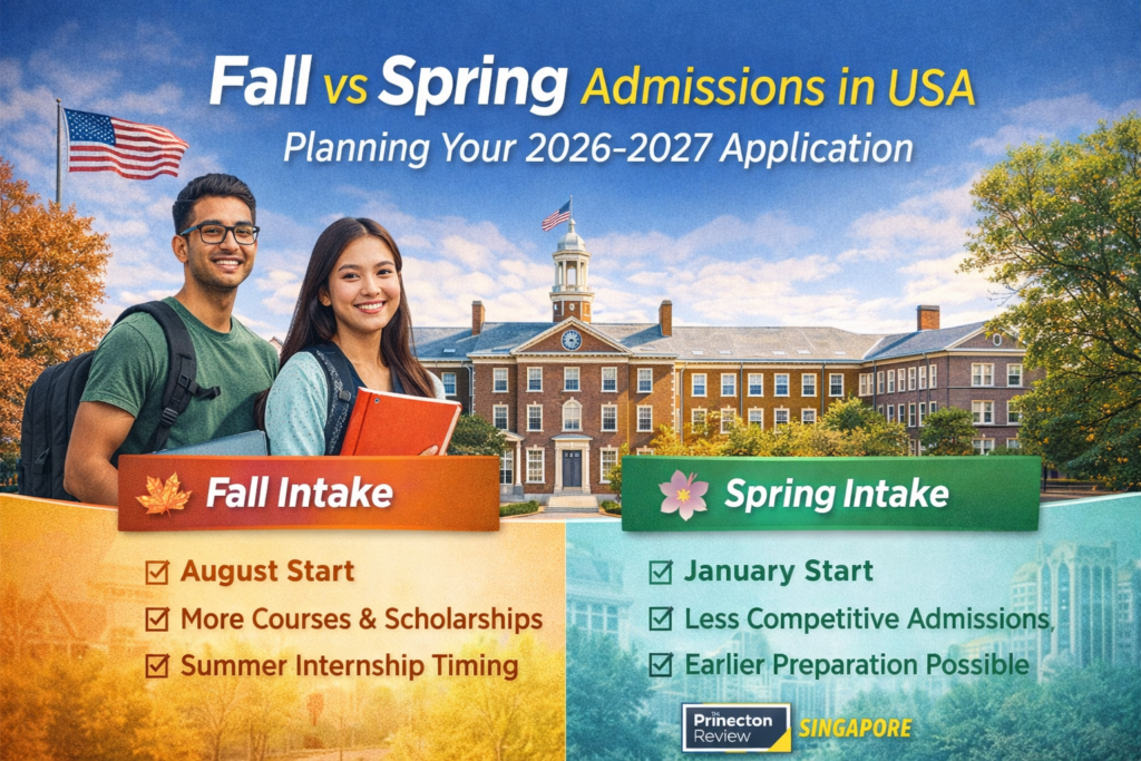 Fall vs Spring Admissions in USA 2026–2027