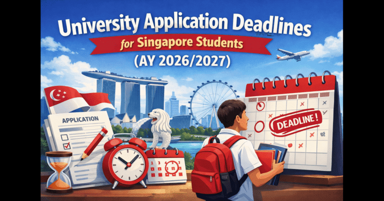 Singapore University Application Deadlines 2026/27