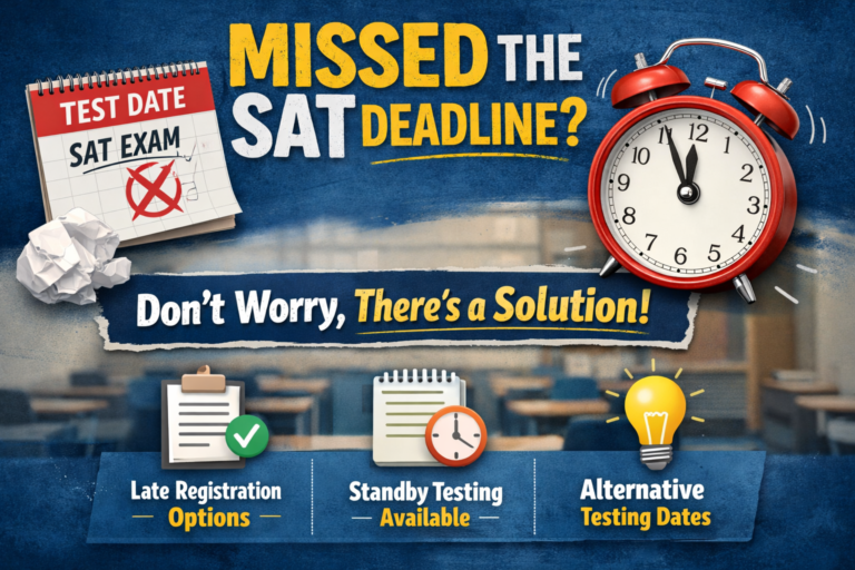 Missed the SAT Deadline? Here’s How SAT Late Registration Works