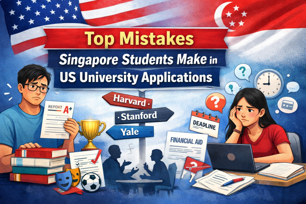 US application mistakes Singapore students make