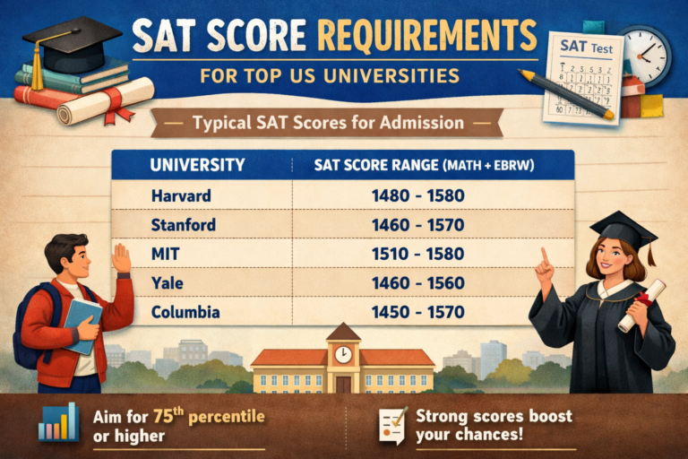 SAT Score Requirements for Top US Universities: A Singapore Student’s Guide (2026)