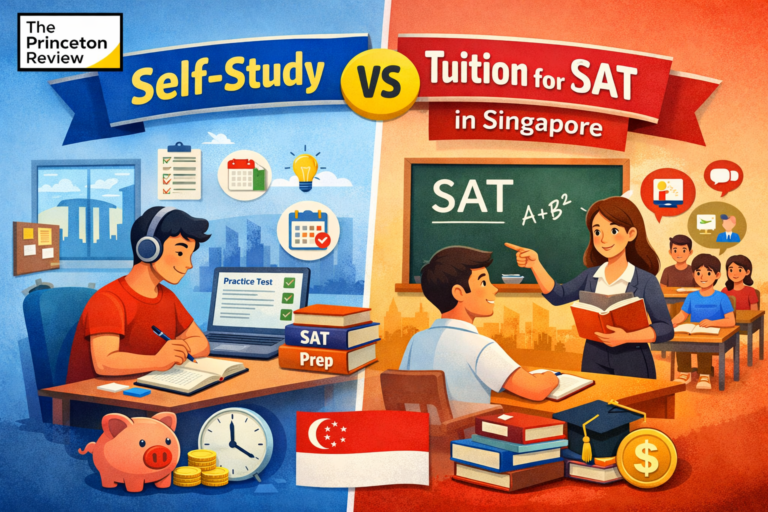 Self-Study vs Tuition for SAT in Singapore: A Real Cost–Benefit Analysis