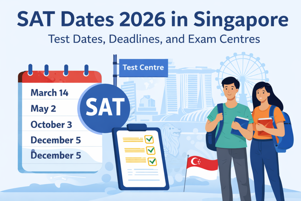 SAT Dates 2026 in Singapore: Test Dates, Deadlines, and Exam Centres