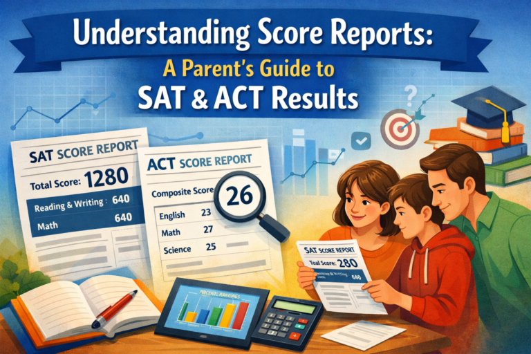 Understanding Score Reports: A Parent’s Guide to SAT & ACT Results