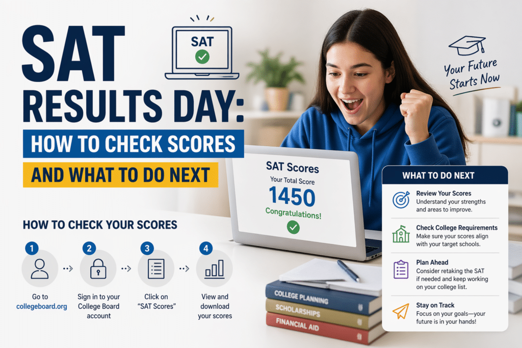SAT Results Day: How to Check Scores and What to Do Next
