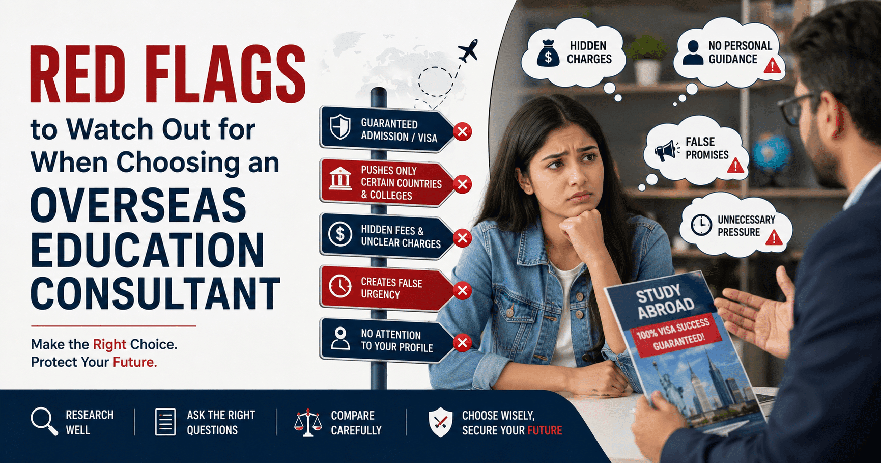 Overseas consultant red flags