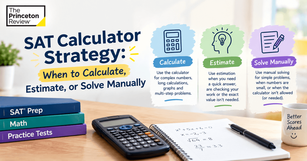 SAT Calculator Strategy: When to Calculate, Estimate, or Solve Manually